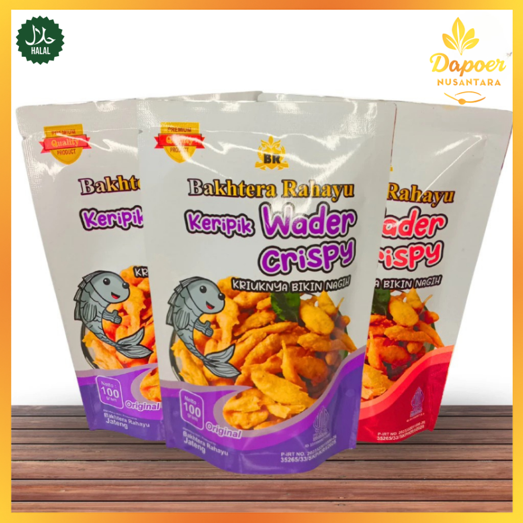 

Keripik ikan wader camilan gurih renyah bakhtera rahayu