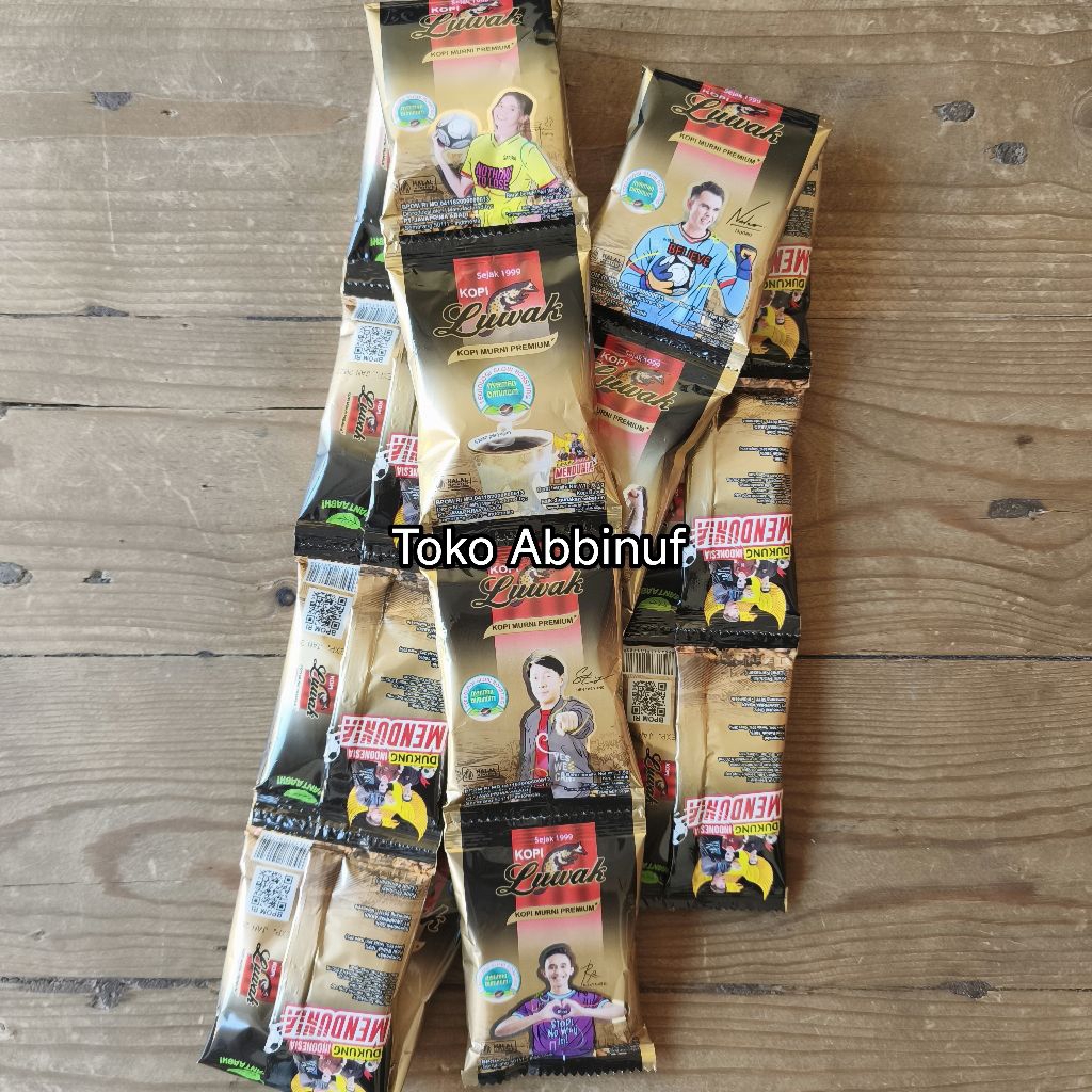 

15 PCS - KOPI LUWAK MURNI 1 RENCENG ( 15 PCS x 6,5g ) - KOPI LUWAK HITAM