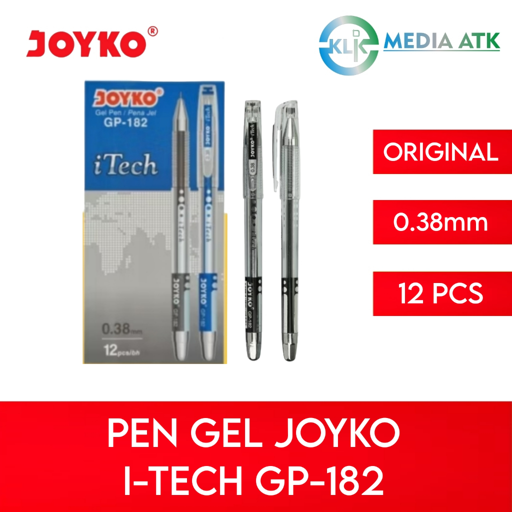 

Pen Gel Joyko iTech GP-182 0.38mm - 12 Pcs