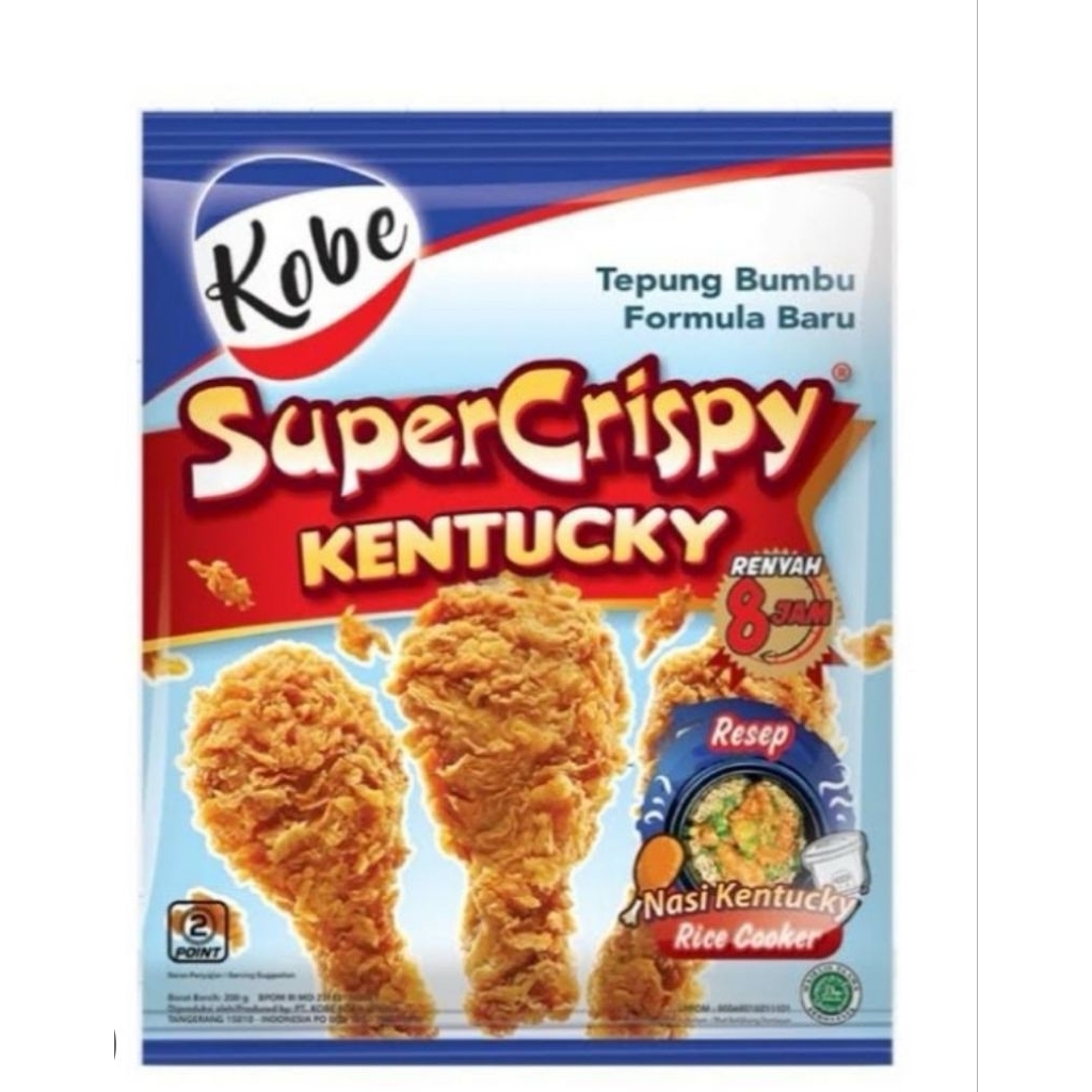 

Kobe Supercrispy Kentucky 850 gr - Tepung Bumbu