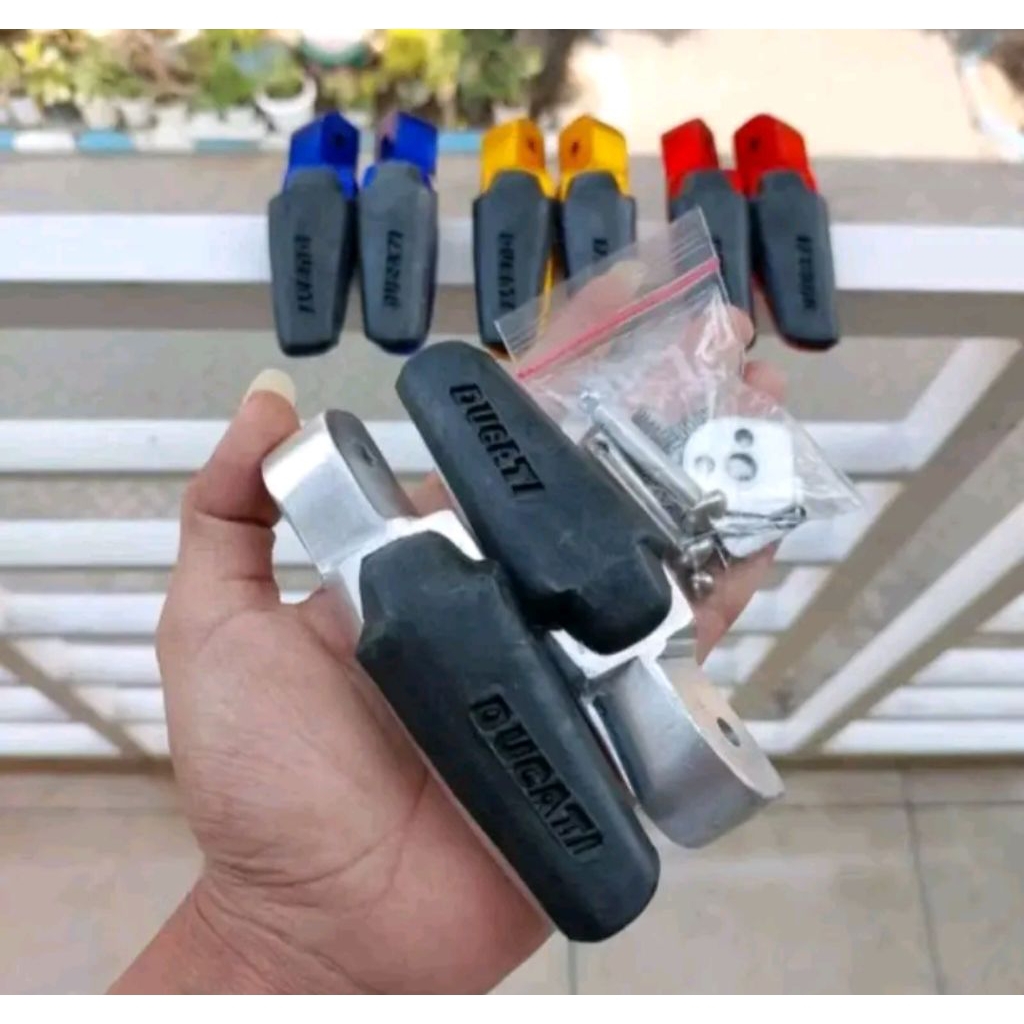 Postep footstep Ducati Variasi Modifikasi All Motor PNP Vixion Byson Megapro