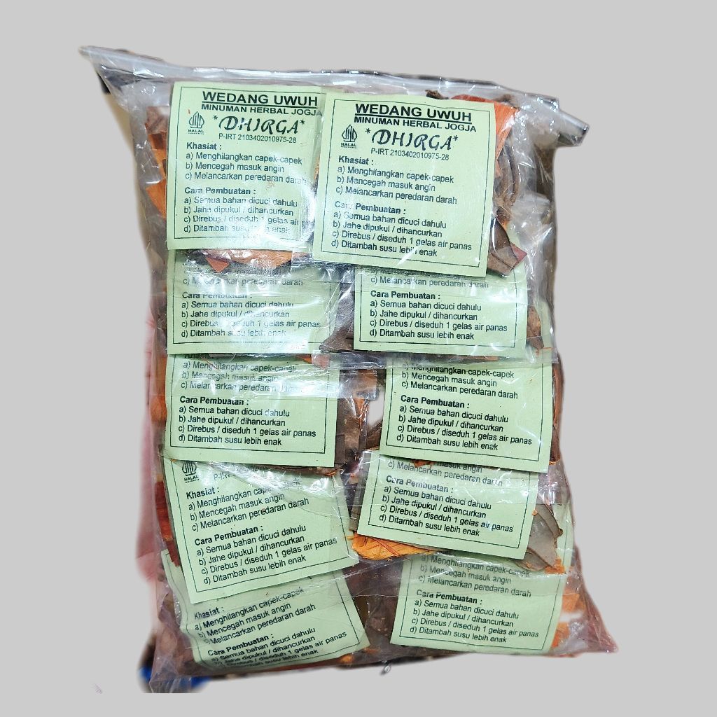 

Minuman herbal Jogja - wedang uwuh dhirga - wedang uwuh isi 10 - menghilangkan capek badan - melancarkan peredaran darah