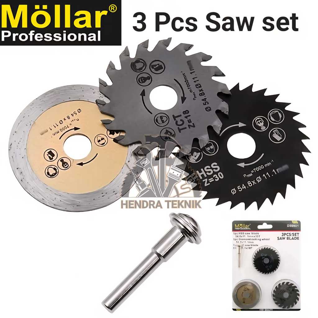 CIRCULAR SAW MINI 3 PCS MATA GERGAJI MINI DIAMOND WHEEL DREMER MATA DIE GRINDER SET POTONG KERAMIK K
