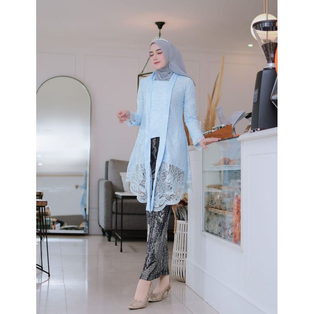 ATASAN Tunik Kutu Baru Brokat - Atasan Kutu Baru Jamila - Kutu Baru Brokat - Kebaya Jumbo Fit Ld 120