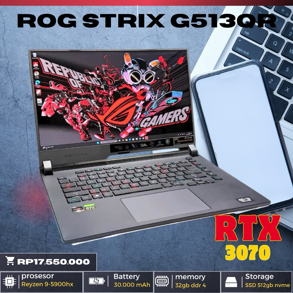 LAPTOP ASUS ROG STRIX G513QR