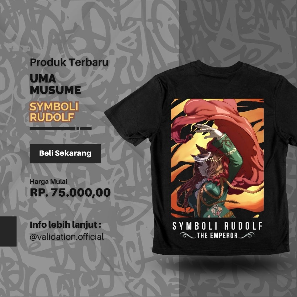 Kaos "Symboli Rudolf" Uma Musume Katalog