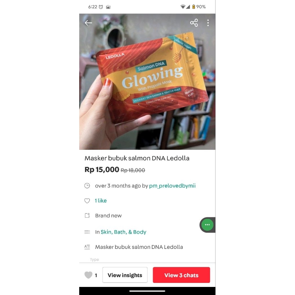 masker bubuk dna salmon ledola