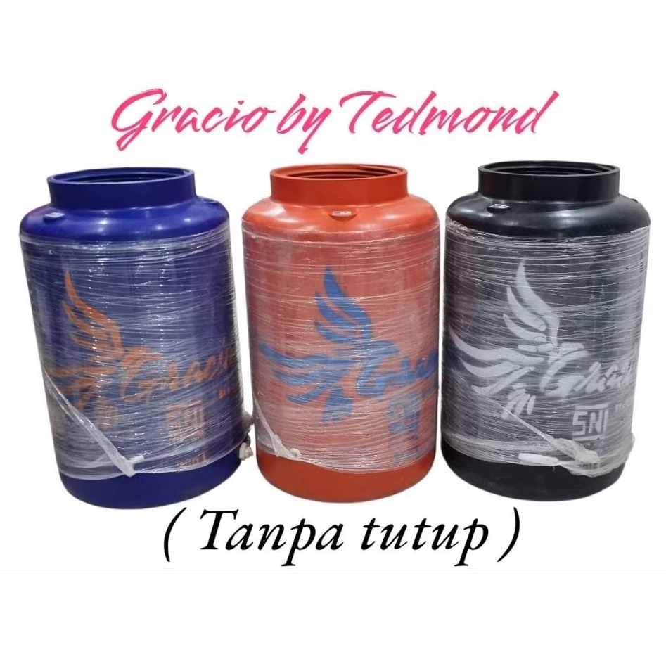 Tangki air merk Gracio by Tedmond 250 Liter TANPA TUTUP