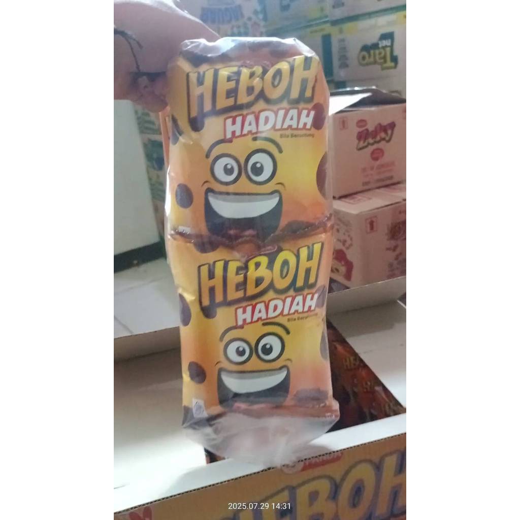 

Ciki Berhadiah Murah Meriah | Ciki Heboh 1 Renceng (10pcs) & 1 Dus (40pcs)