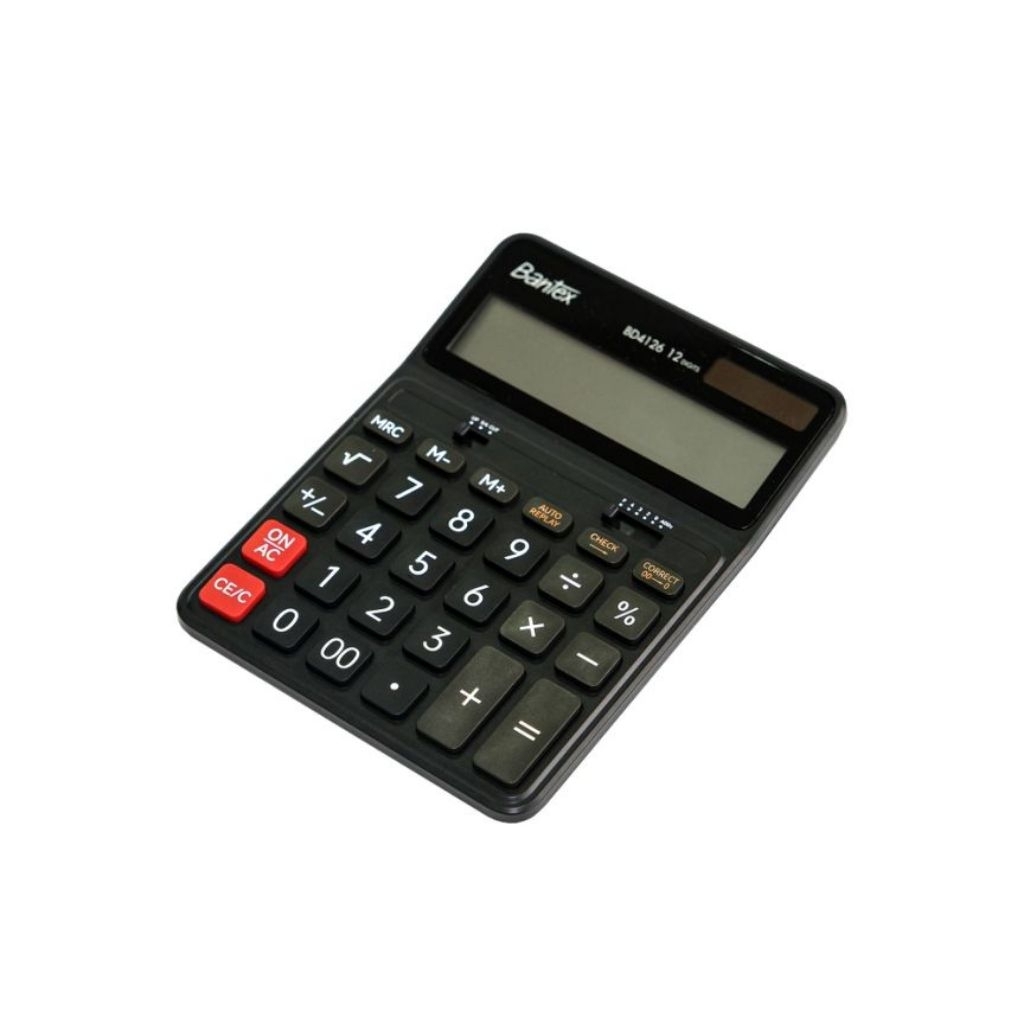 

CALCULATOR BD4126 BANTEX 12 DIGIT / KALKULATOR BD 4126 BANTEX