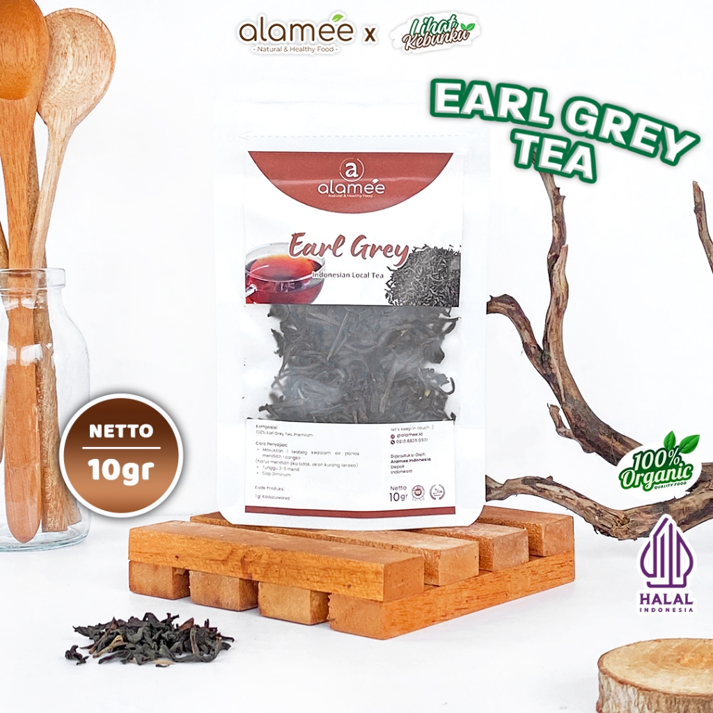 

ALAMEE Teh Grey Tea Teh Herbal Alami Sehat Organik Organic Siap Seduh 10 Gr LIHAT KEBUNKU