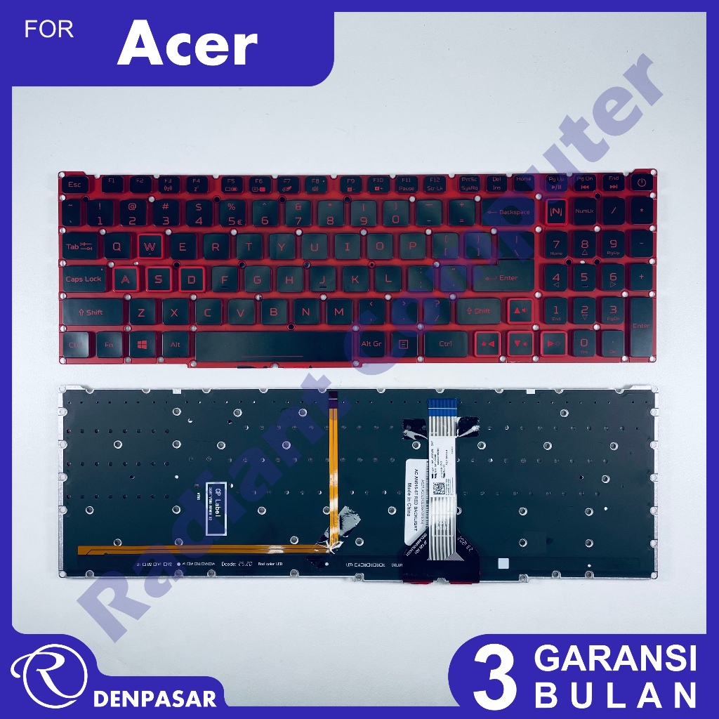 Keyboard Acer Nitro 5 AN515-56 AN515-58 AN515-57