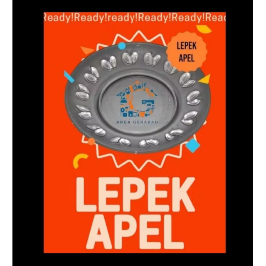 6 pc LEPEK KACA LEPEK APEL