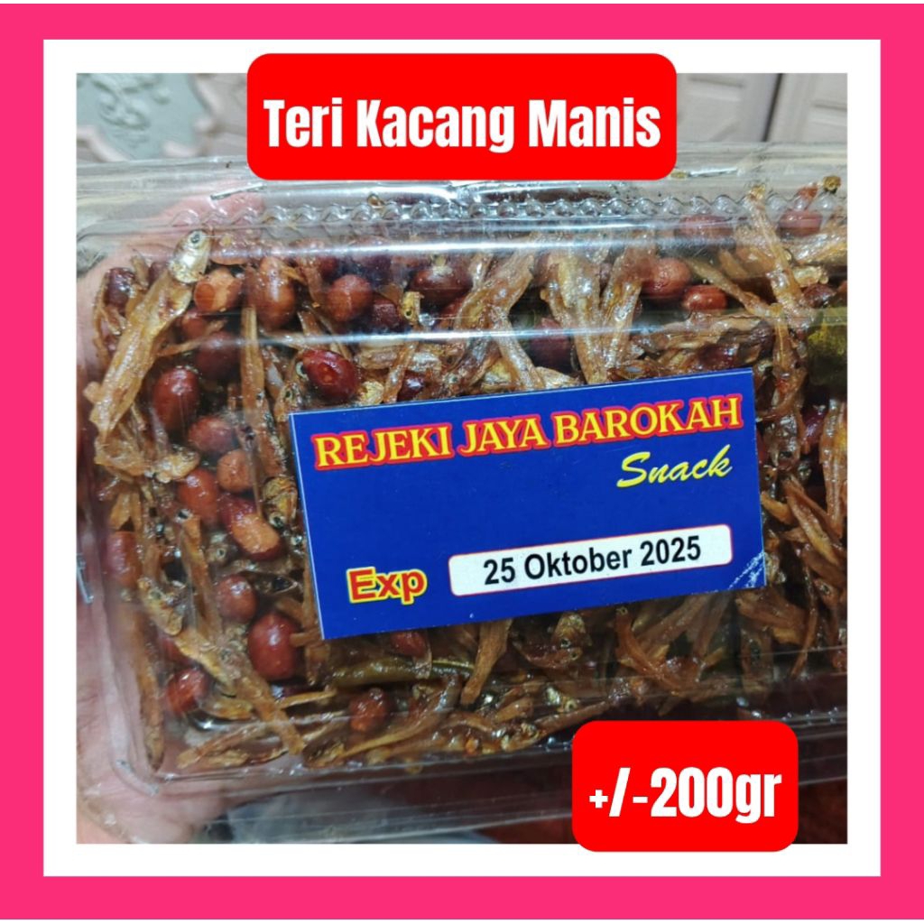 

Teri Kacang Manis 200 gr oleh-oleh Snack sea food