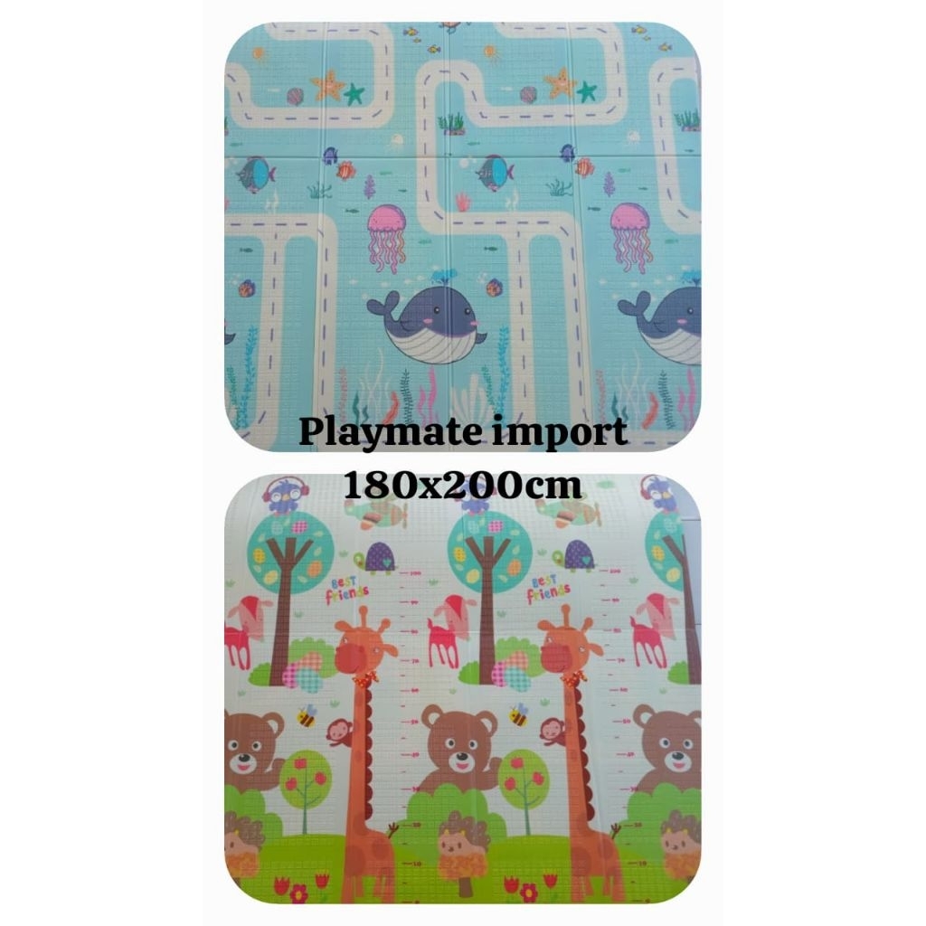 Playmate alas mainan anak karpet mainan busa tebal