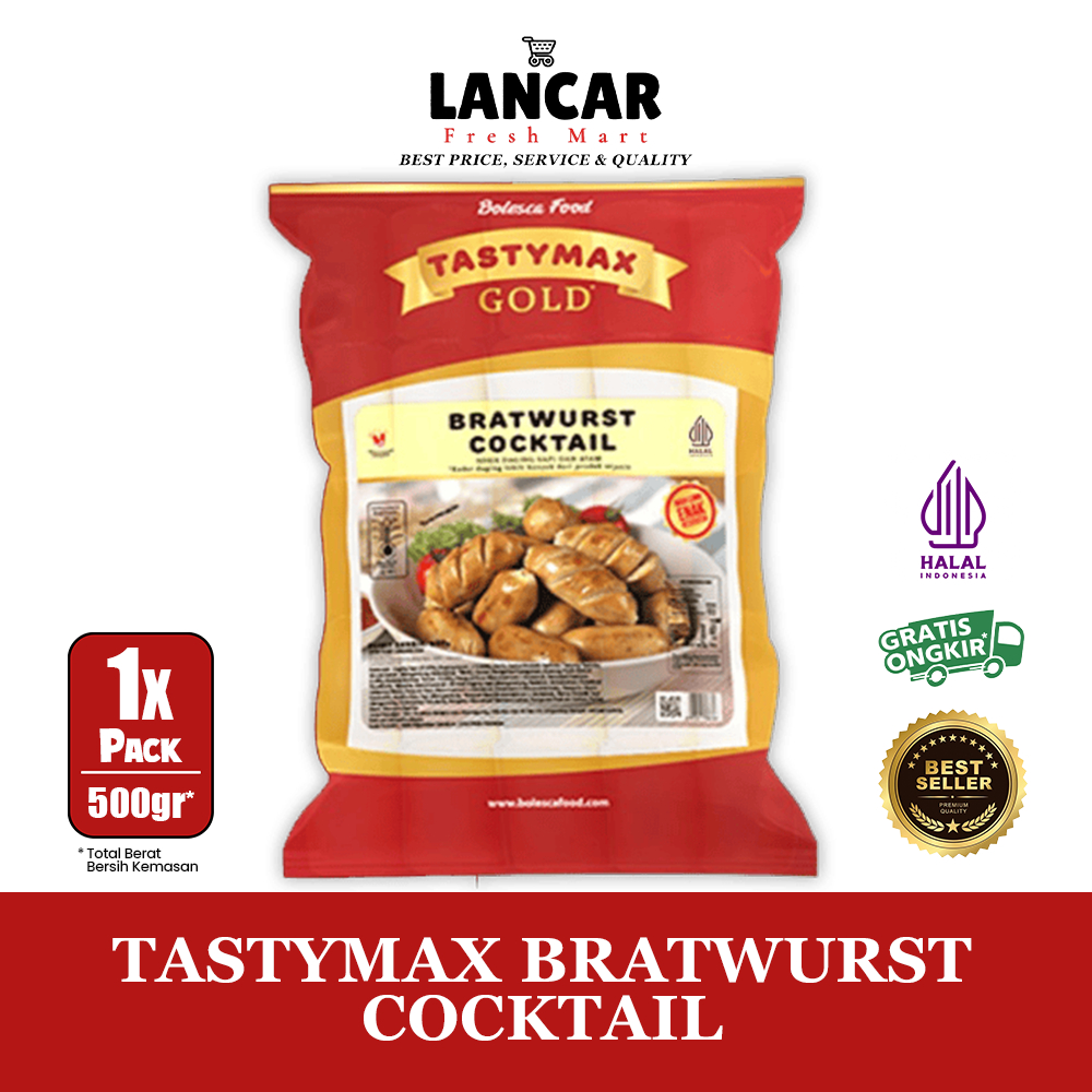 

TASTYMAX BRATWURST COCKTAIL 500GR