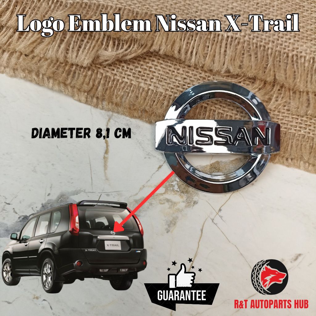 Logo Emblem Belakang Nissan X-trail