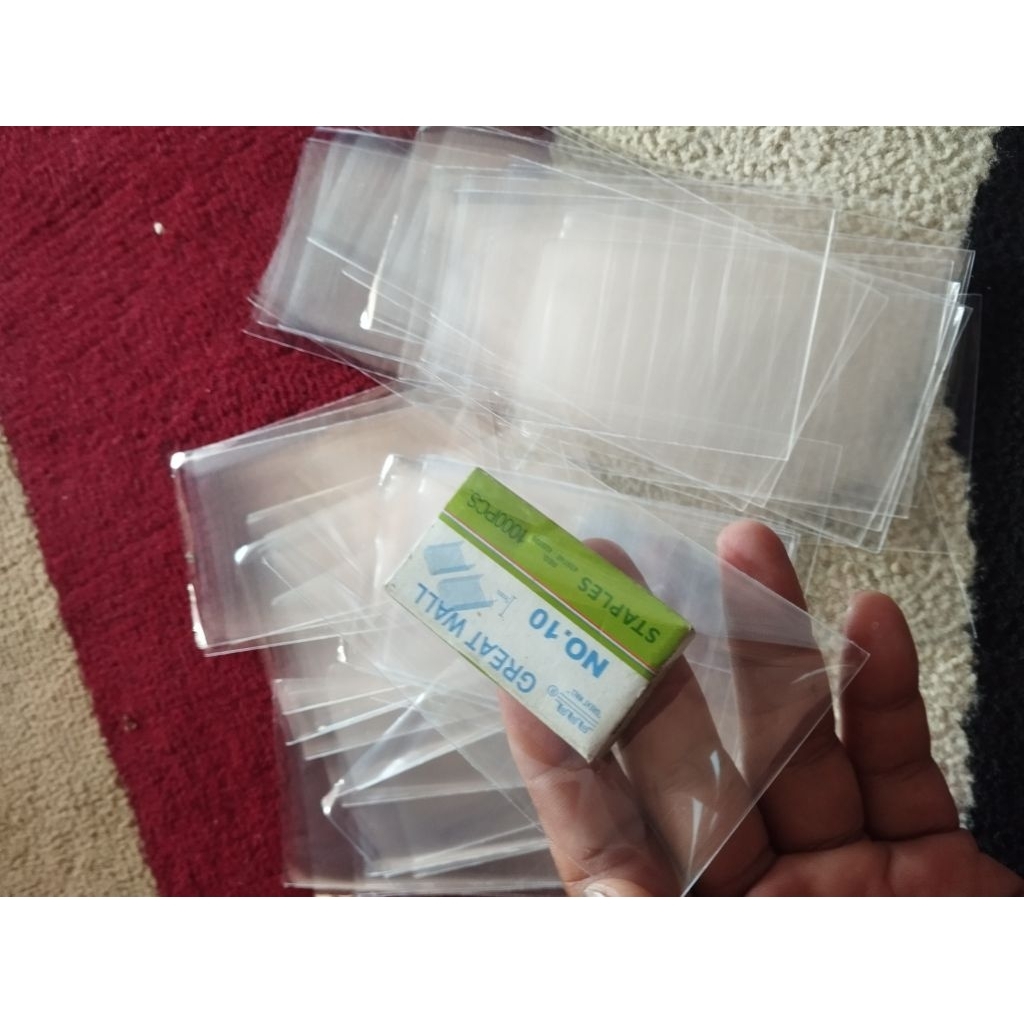 

PLASTIK OPP sovenir tanpa Lem 6x10cm