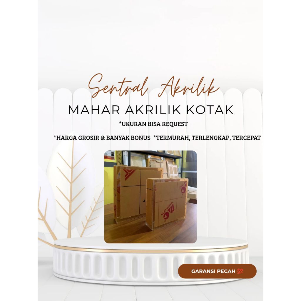 BINGKAI MAHAR AKRILIK TERMURAH / BINGKAI MAHAR PERNIKAHAN