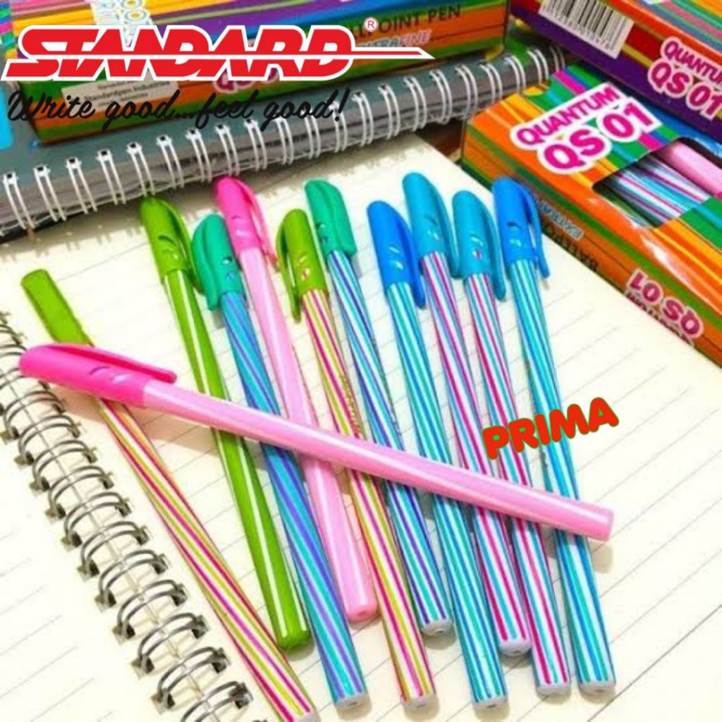 

12 BH BOLPEN QUANTUM BY STANDARD / PULPEN QUANTUM BOLPOIN QUANTUM