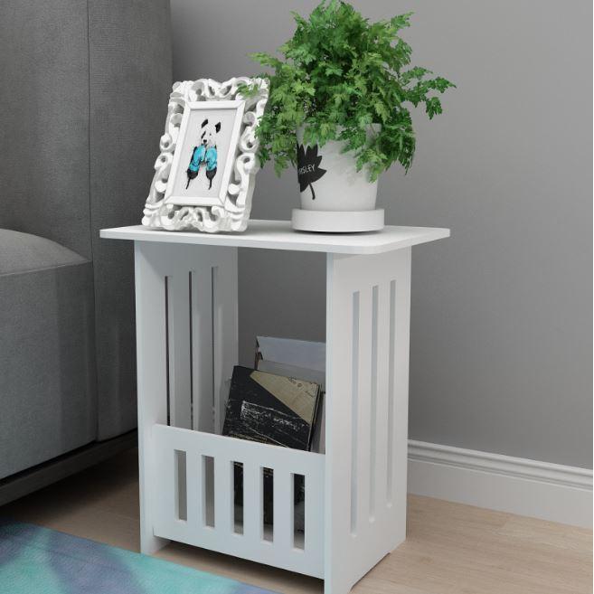 Meja Tamu minimalis/Meja Sudut/Coffee Table/Meja Rak Buku/Meja samping