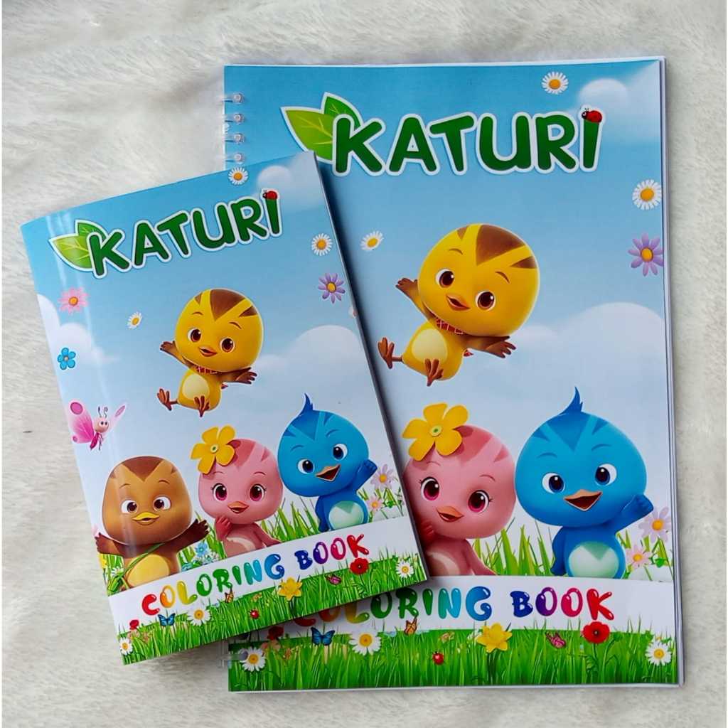 

Buku Mewarnai Anak Tema Katuri | Latih Fokus & Imajinasi | Kertas BC Tebal 160gsm | Coloring Pages