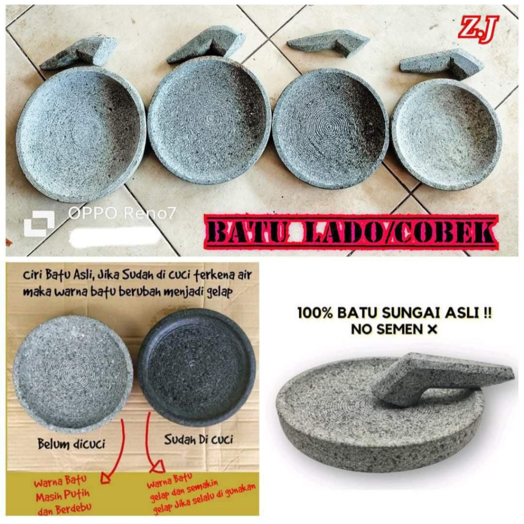 COBEK BATU + ULEKAN / COBEK BATU ASLI