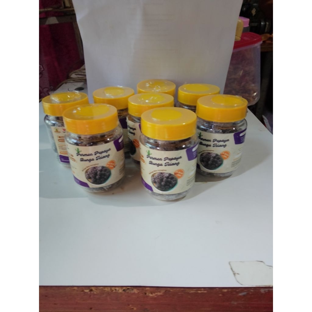 

AW SNACK Permen Pepaya Bunga Telang 100 gram