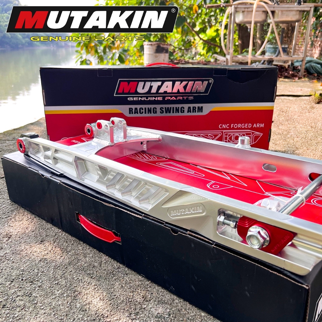 MUTAKIN CNC Swing Arm +2 +3 inci mengentalkan Hypertech for Jupiter Mx old mx king mx new Y15zr Y16 