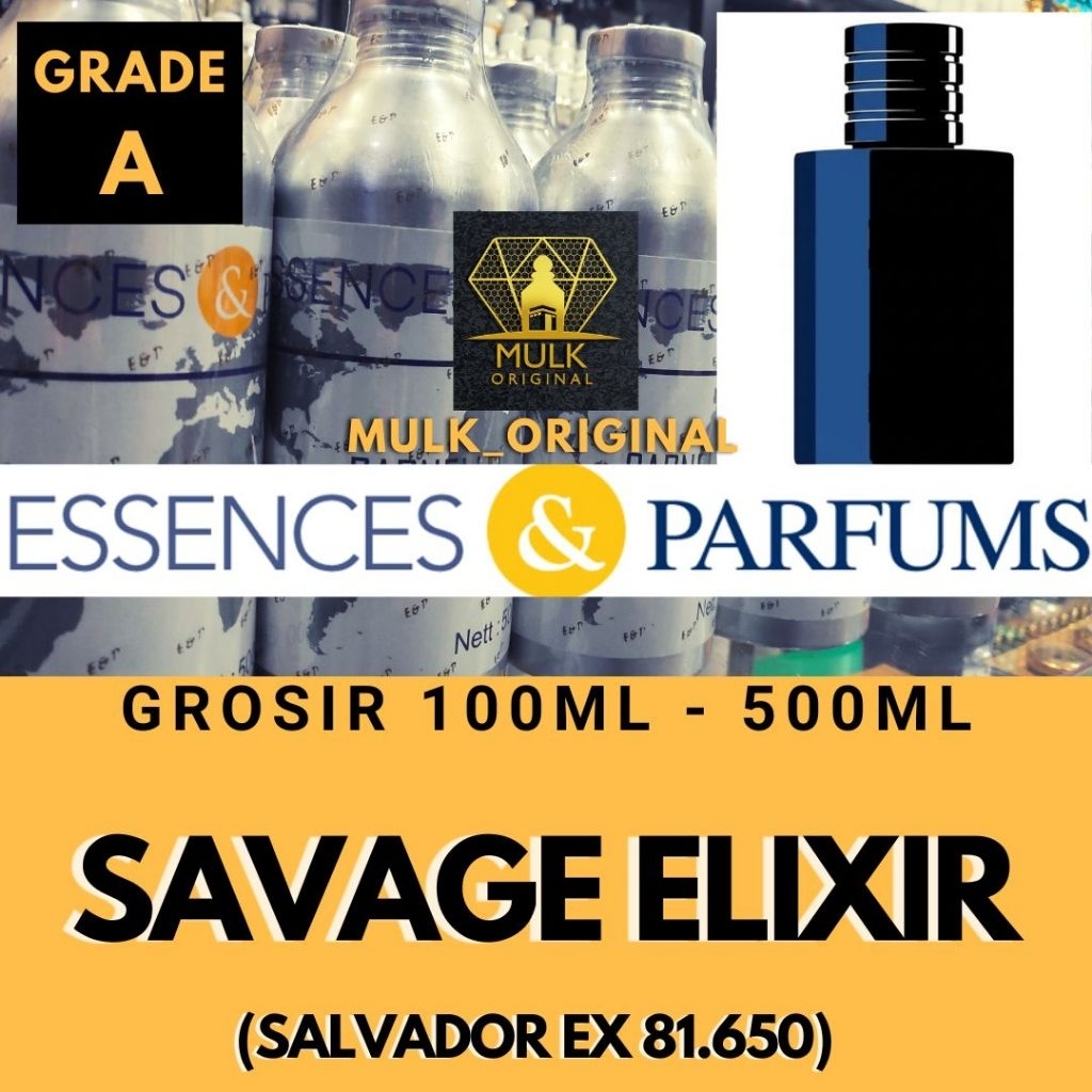 Bibit Parfum Fragrance Oil Essences and Parfums Grade A/B SALVADOR EX 81650 Searah Savage Elixir