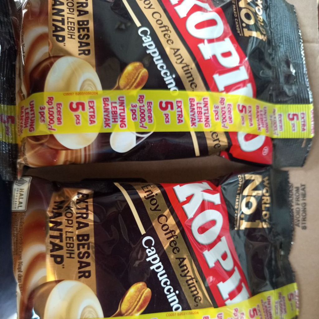 

Kopiko Capucino / kopi original 1 pack 50 butir