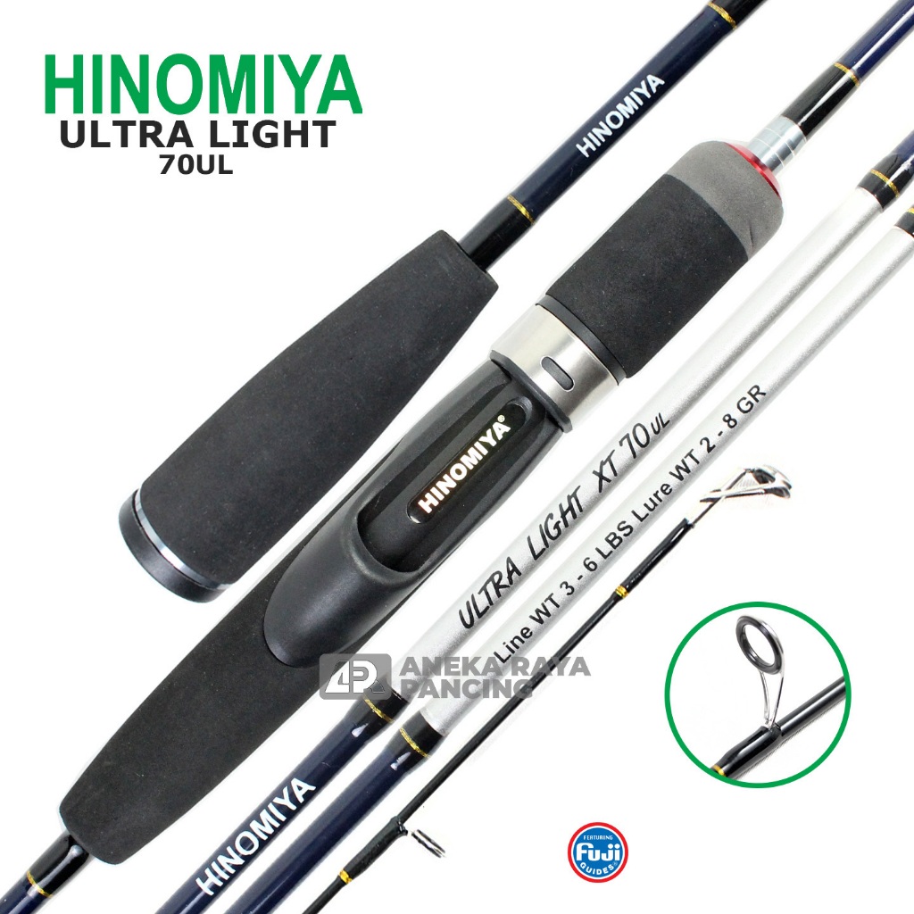 Joran Spinning Hinomiya Ultra Light XT | Fuji Guides | Ultra Light | Aneka Raya Pancing