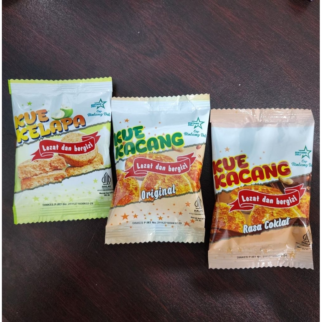 

Kue Kacang rasa coklat, Kue Kacang Original, Kue Kelapa, Kue Eceran, Kue Enak