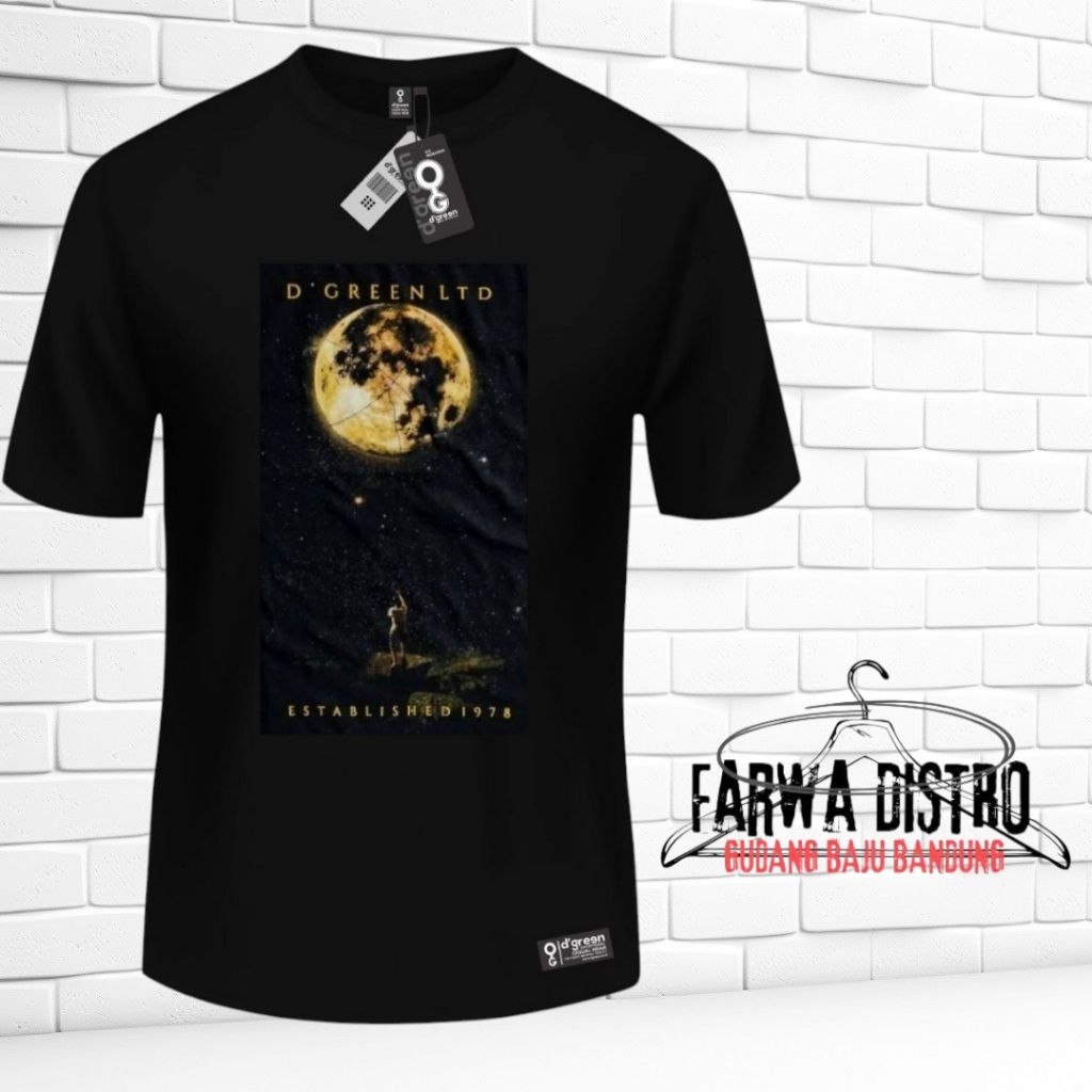 Gudang kaos Bandung D'Green Original 100%/Premium