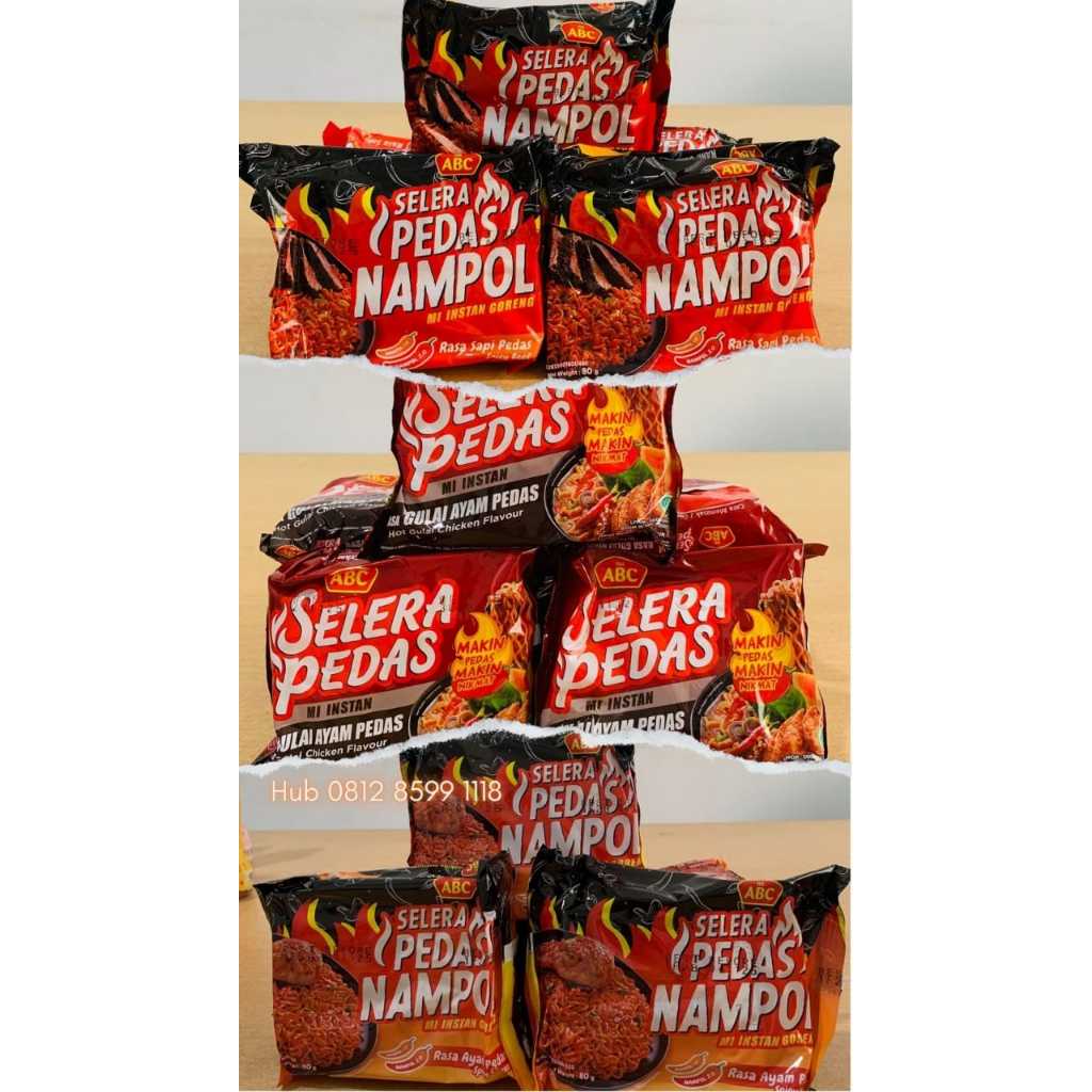 

ABC Selera Pedas Mi Goreng Selera pedes nampol