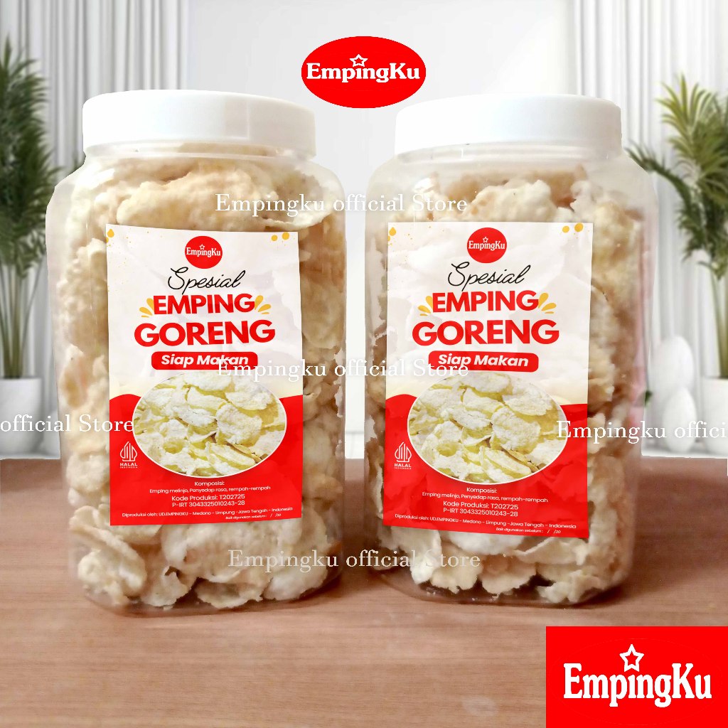 

EMPING GORENG SIAP MAKAN KEMASAN TOPLES