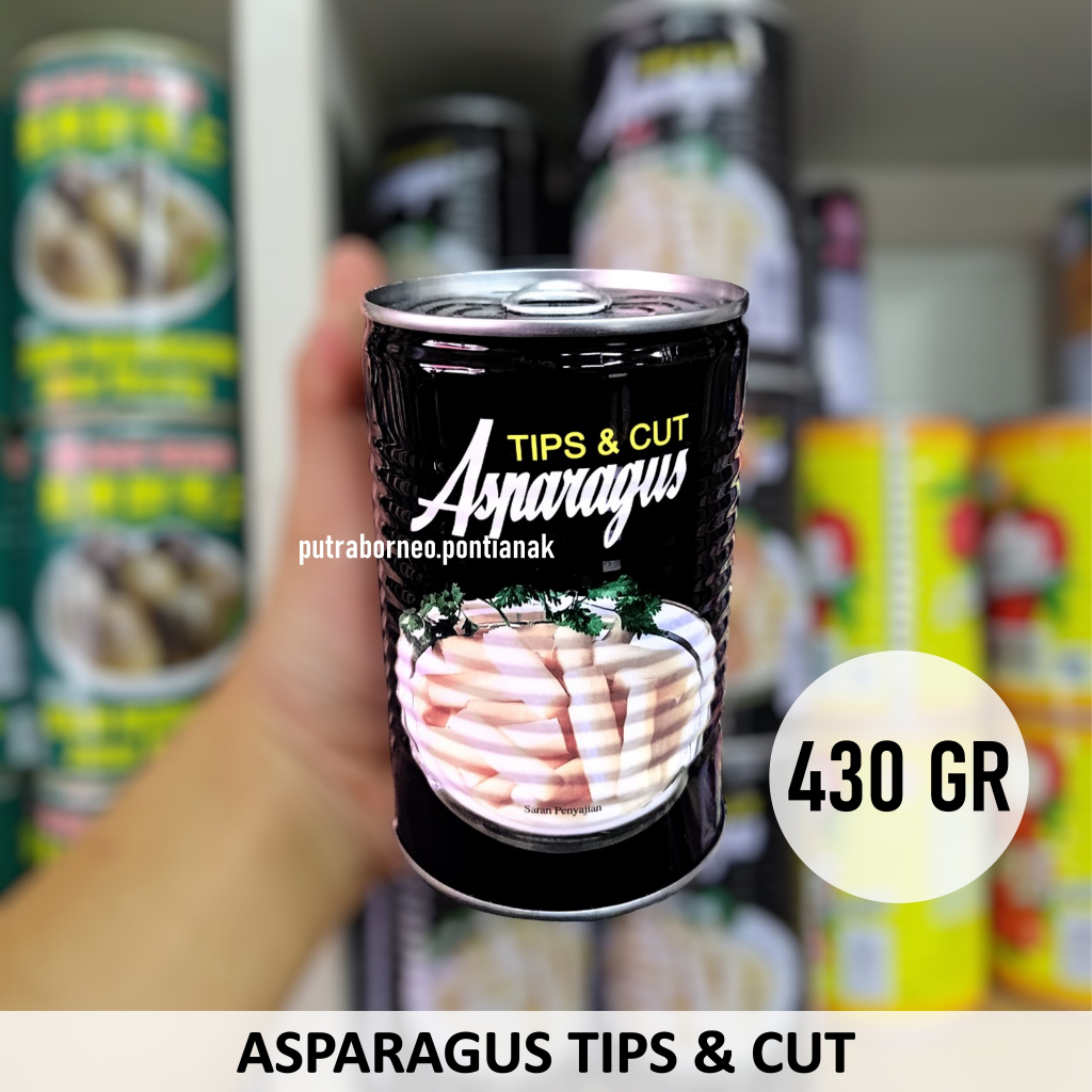 

Asparagus Potong 430 gr / Tips & Cut Asparagus / Sayur Kaleng