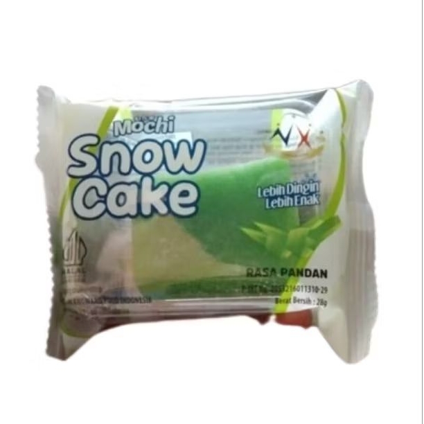 

Mochi Snow Cake rasa pandan