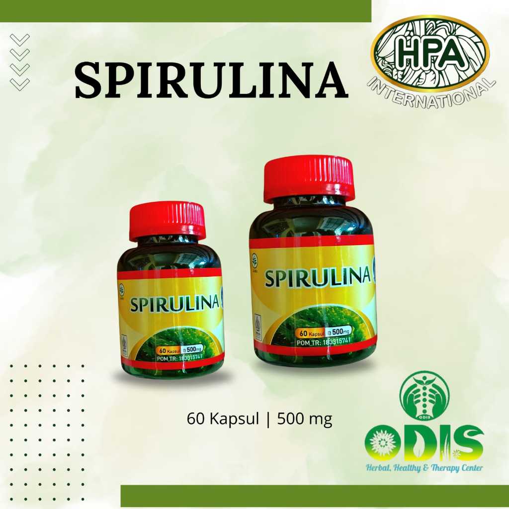 Spirulina Kapsul Original Suplemen Kesehatan HPA Internasional