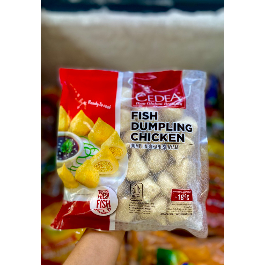 

CEDEA FISH DUMPLING CHICKEN 500gr / Dumpling ikan isi ayam frozen