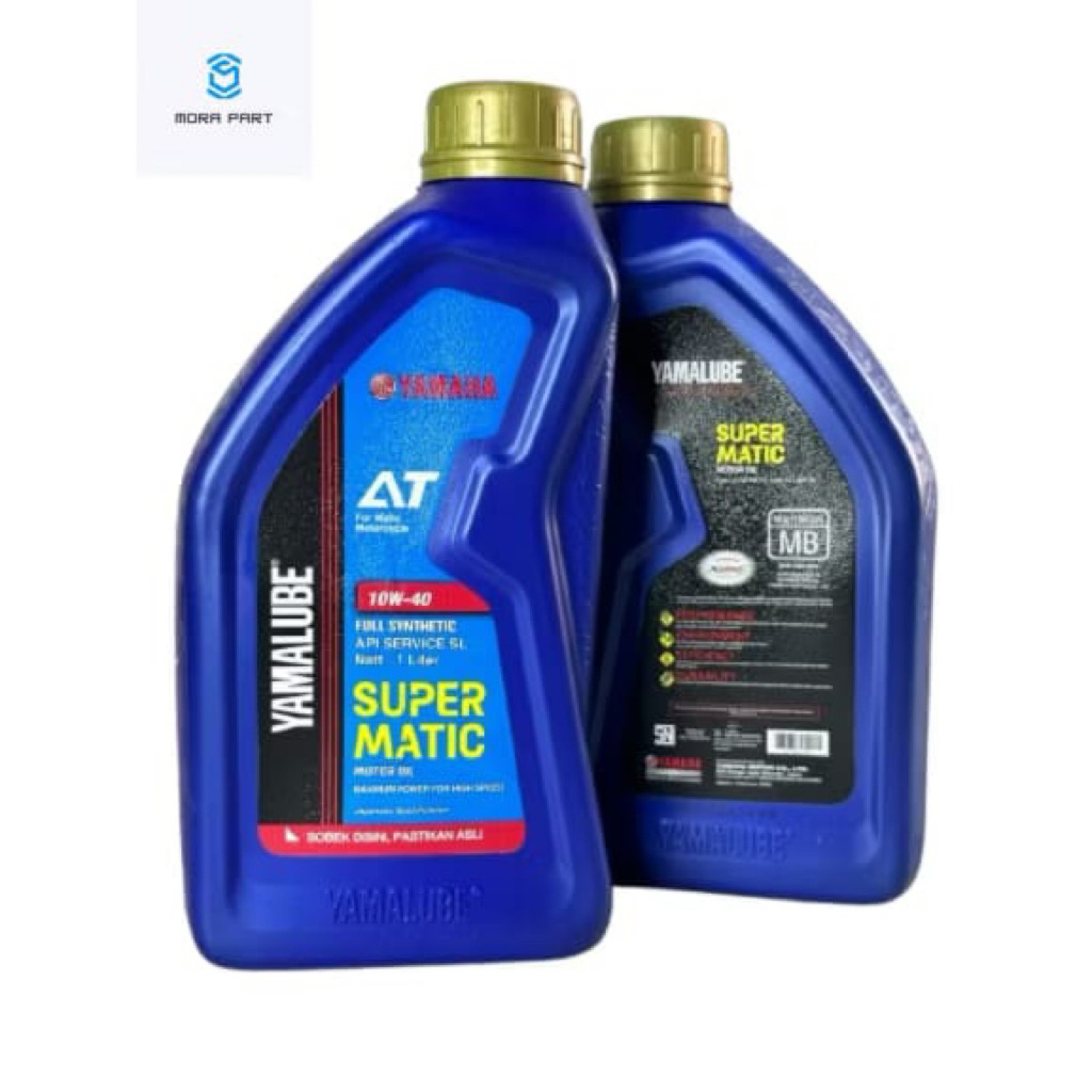 OlI YAMALUBE SUPER MATIC 1L UNTUk motor yamaha matic NmAX AEROX LEXI FReEGO
