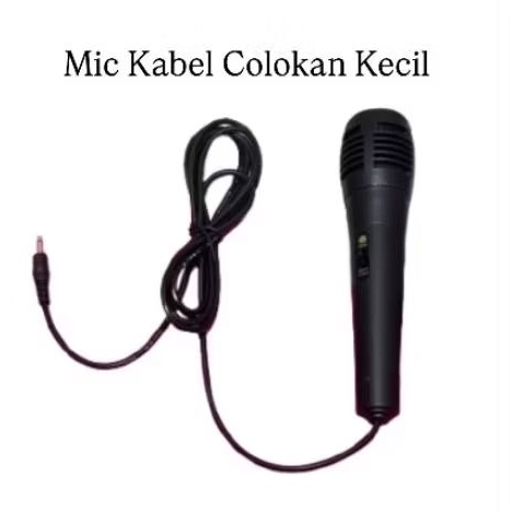 Mic Kabel Colokan Kecil/Jual Mic Colokan Kecil