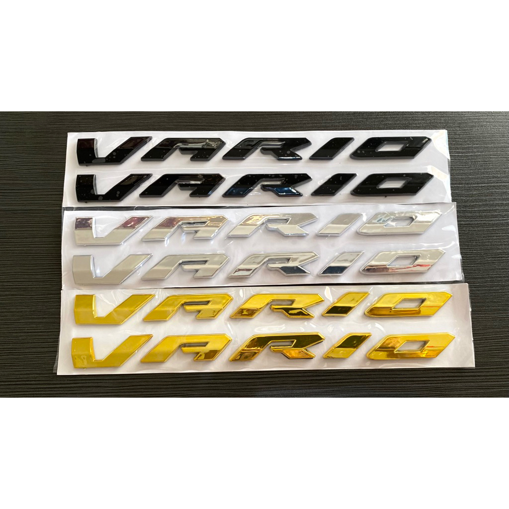 2 PCS EMBLEM VARIO 160 3D BAHAN ORI TEBAL