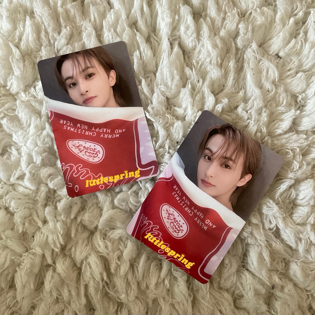 

PHOTOCARD OFFICIAL NCT DREAM MARK PINK CHRISTMAS 2024 (MARK SELIMUT)