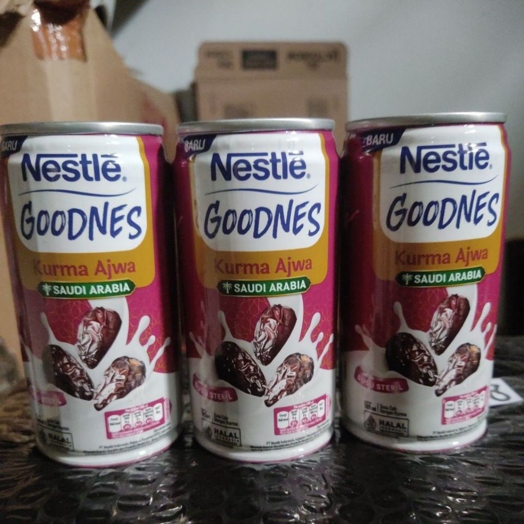 

Promo NESTLE GOODNESS KURMA AJWA 189ml