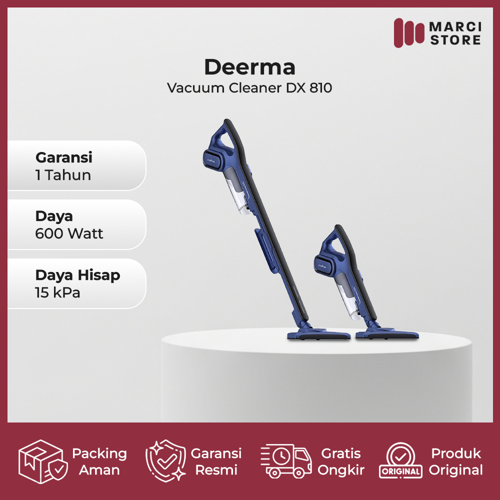 DEERMA DX810 Hand-held Portable Vacuum Cleaner 2-in-1 Penyedot Debu | Vacum Cleaner Deerma DX810