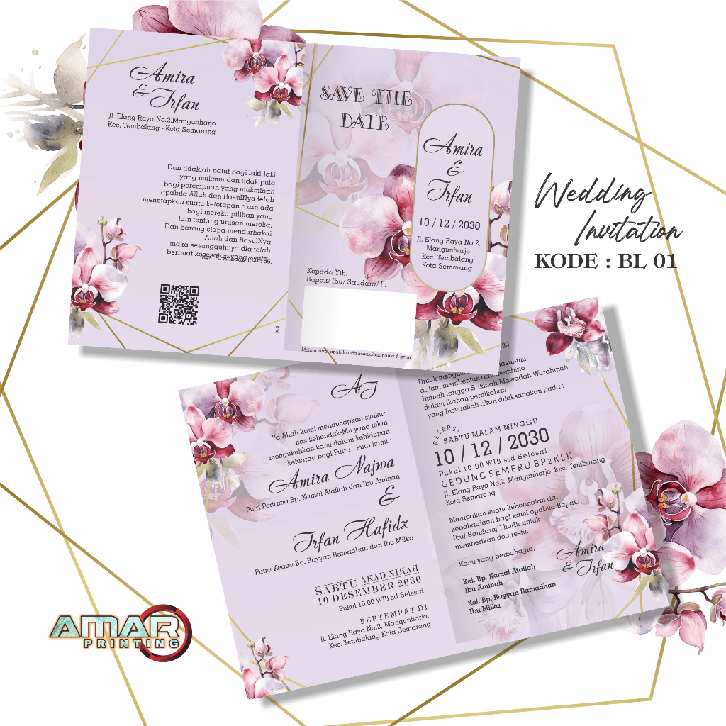 UNDANGAN MEWAH HARGA MURAH KUALITAS MAXIMAL, DI CETAK DENGAN MESIN OFFSET BUKAN PRINT