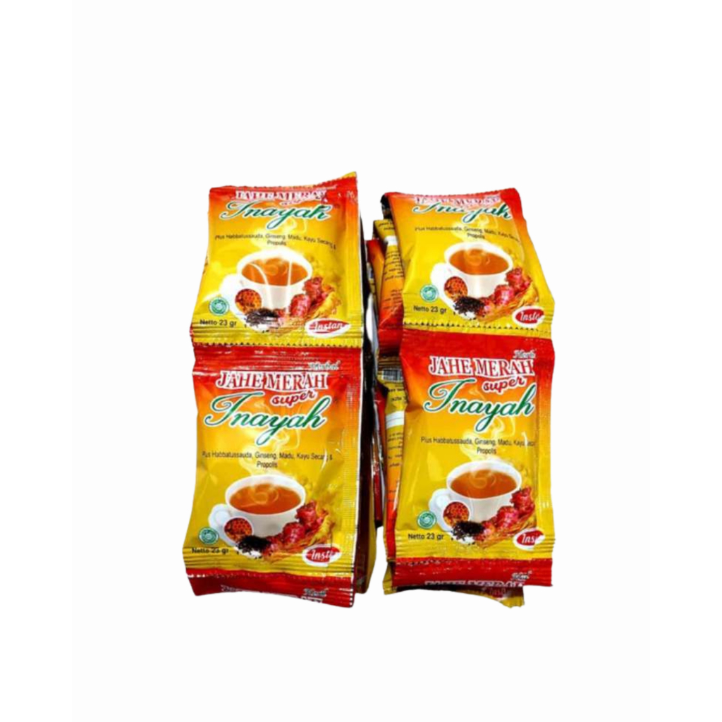 

JAHE MERAH INAYAH SUPER ISI 12 SACHET (HABBATUSAUDA PLUS GINGSENG) / HABBATUSAUDA