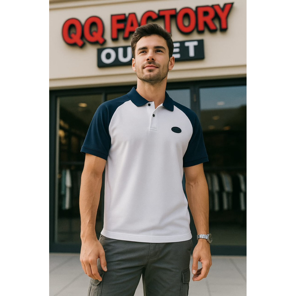 Polo Shirt Bugati Color Block Pria