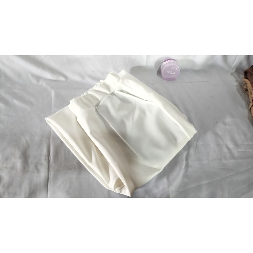 Kulot Scuba Putih // Celana Scuba Cubit